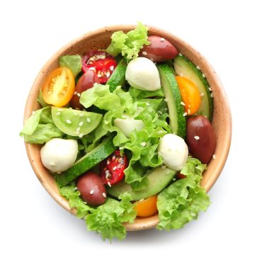 Homepage Healthy food Salad with Mozarella