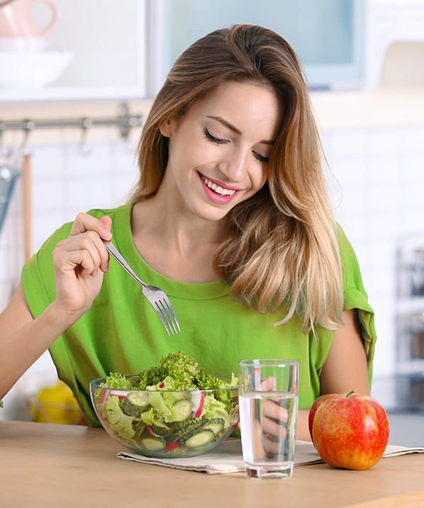 Homepage Healthy food Video about company